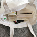 Large Capacity Canvas Shoulder Bag Fabric Cotton Cloth Shopping Handbags Bag Hn