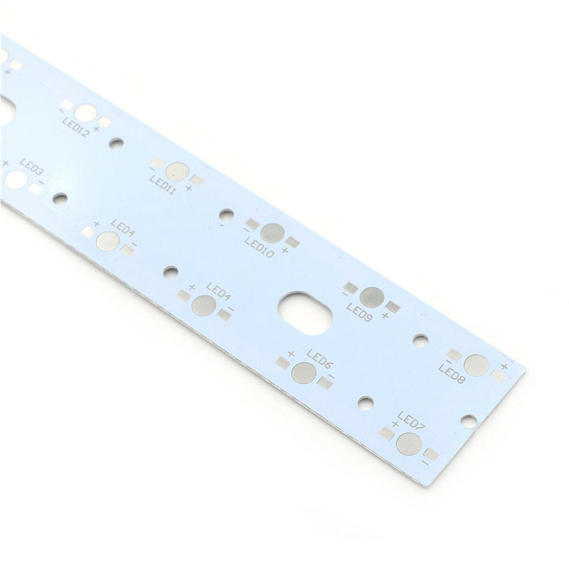 New 257mm x 47mm Aluminium PCB Circuit Board for 1W,3W,5W LED In Kw