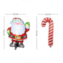 21 Pack Merry Christmas Balloons Set 38 Inch Santa Claus Balloon Merry Chri H9W1