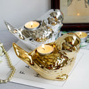 Birds Candle Holders - 6'' High, Great for Pillar Candles, Decorative for