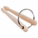 Mini Drum Sticks Keychain Wood Drumsticks Percussion Key Ring Chain Keyring D6J7