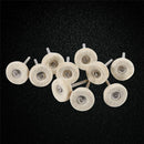 10PCS 25MM Wool Felt Polishing Buffing Drill Grinder Wheel Brushes With Handle