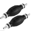2X 8mm Connector Fuel Line Hand Primer Bulb Ball Pump Gas Petrol Car Boat M