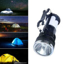 Solar Power Lights Lantern Lamp Rechargeable Battery Camping Flashlight top V6V7