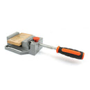 1X(Bench Vise Flat Tong Multifunction Aluminum Drill Press Vise Table For M