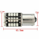 44 SMD LED canbus error free 581 BAU15S 1156 PY21W bulbs indicator amber