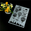 layering stencil for wall painting scrapbooking stamp decor balloon template  ME