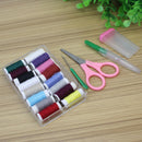 Practical Sewing Kit Thread Spool Needle Tape Measure Scissor Storage B LTI