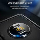 Floveme 5V 3.6A QC Dual USB Quick Charge Car Charger with Digital Display
