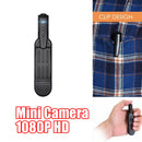 Pen Design Rechargeable HD 1080P WIFI Body Video Camera Loop-Recording with Clip