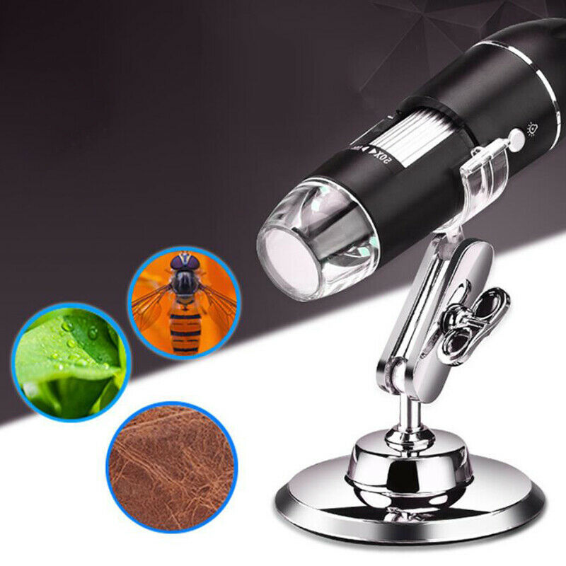 8 LED 1000X USB Digital Microscope Endoscope Magnifier PC CaSEAU