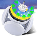 Folding Football Bulb 5 Leaf Night Light Bulb Portable Camping Lantern USB/Solar