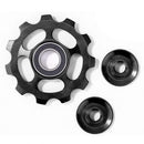 11T MTB Rear Derailleur Jockey Wheel Ceramic Bearing Guide Roller (Black)