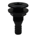 3pcs 3/4'' Black Plastic Marine Yacht Bilge Pump Thru-Hull Fittings for Boat