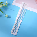 Hairdressing Carbon Anti-static Comb Wide Tooth Hair Clipper Comb (White)
