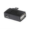 90 degree Right Angle Micro USB 2.0 OTG Host Adapter with USB Power