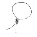 Men Plated Scorpion Bolo Tie Western Cowboy Necktie Novelty Pendant Ornament