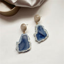 Fashion Women Acrylic Geometric Irregular Drop Dangle Stud Earrings Jewelry  Gw