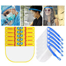10Pcs Full Face Shield Nursery Outdoor Guard Face Cover Visor Hat Anti-Fog