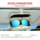 Car Glasses Box Case Organizer Sunglasses Holder Storage Sun Visor Clip Sto F9N8