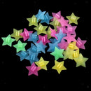 36pcs Multicolour Star Beads Bike  Wheel Spokes Beads Luminous Clip