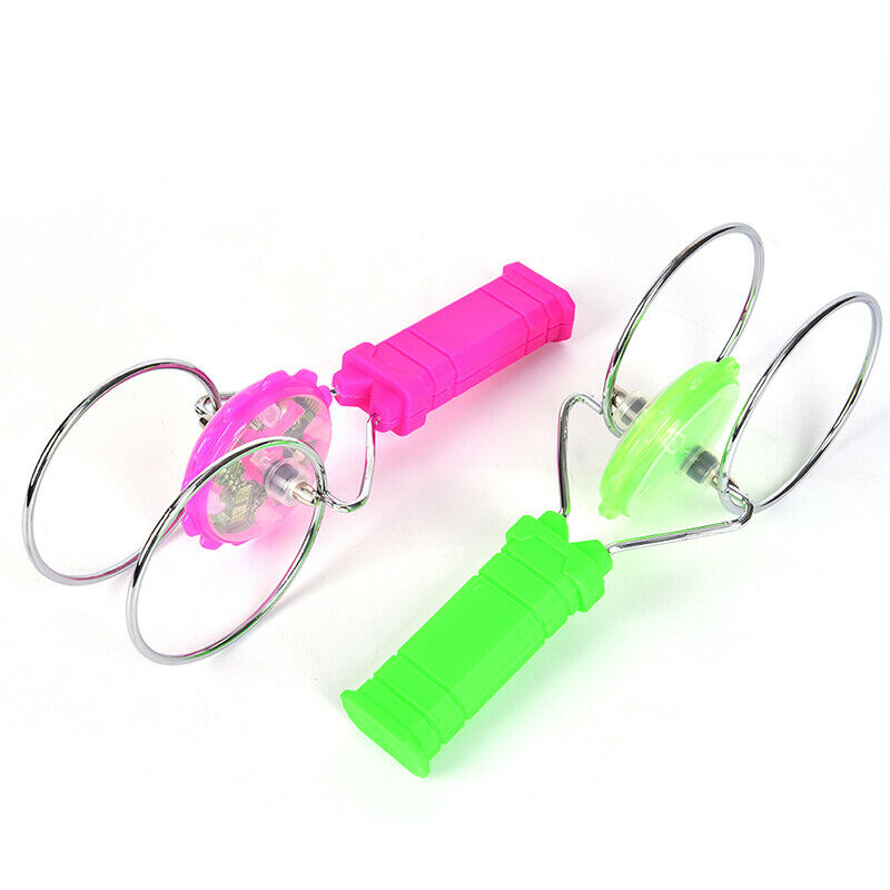 1pc Gyro Gyroscope Magic Track yo-yo Led Gyro Toys For Gift Spinning  OZ