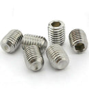 M3x4mm Stainless Steel Hex Socket Set Cap Point Grub Screws 50pcs T7U3