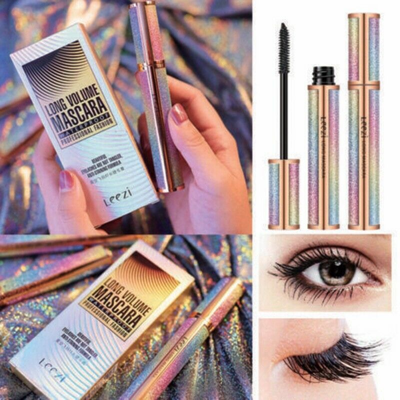 Leezi 4D Eyelash Mascara Extension Makeup Waterproof Eye Lashes Tangle Free C6D3