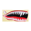 2xFlying Tigers Shark Teeth A-10 Warthog Decals Stickers Warhawk Fighter Jet New