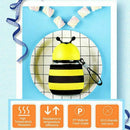 Cute Bee Water Bottle Glass BPA Free with Rope Heat Insulation Cup Set for  O1Y5