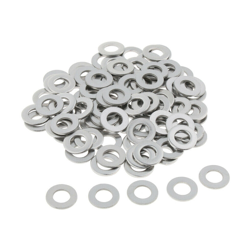 Stainless Metric Flat Washers Screw Gasket Fastener Spacers 100pcs M10