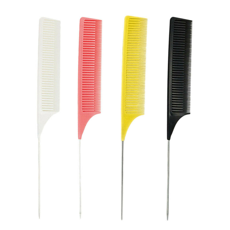 4Pcs ABS Weave Highlighting Foiling Hair Comb for Salon Hair Coloring Combs