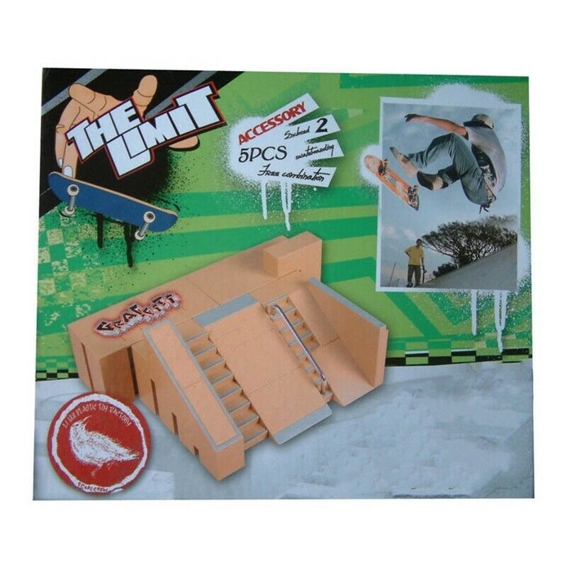 Mini Fashion Finger Skate Park Ramp Kits Rain Skateboard Fingers Training P I3Y1