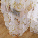 Butterfly Printed Home Blackout Curtains Living Room Bedroom Windows Drapes