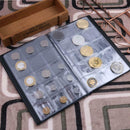 10 Pages 150 Pockets Coin Album PVC Coins Holders Collection Book (Blue)