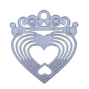 Hollow Heart DIY Scrapbook Embossing Craft Cutting Die Metal Stencils Gifts