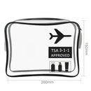 Unisex TPU Transparent Waterproof Cosmetic Bag Travel Makeup Organizer Case