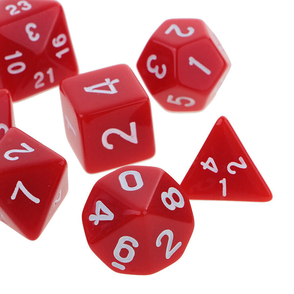 10x Polyhedral Dice-D4, D6, D8, D10, D12, D20, D24, D30, D60 for DND RPG