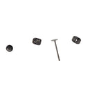 400 Pairs Wholesale 4mm Iron Earring Posts and Backs DIY Earring Making Finding