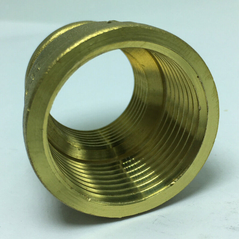 1 Pc Double Female Brass Thread Straight Adapter Connector Fitting DN25xDN20