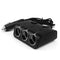 Car Cigarette Lighter 3 Socket Splitter 12/24V Dual USB Port Charger Adapter