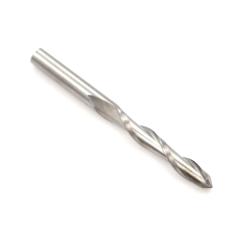 2pcs Flute 3.175mm Carbide CNC Ball Nose End Mill Bits 22mm Router Tool J Gw