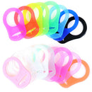 30pcs silicone ring pacifier adapter for pacifier pacifier chain baby clip<