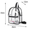 Fashion Lady Backpack Transparent Black Wild Student Bag Youth Backpack Y5F5