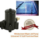Black Universal Windscreen Washer Pump Car Van 2-pin M6Q3