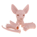 Knitted Rompers Clothes for 18" Reborn  Cat Mold Canadian Hairless Cat