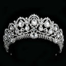 Bridal Tiara big crystal Queen Crown Wedding Hair Accessories diadem headba O7I5