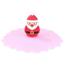 Silicone Cup Cover Transparent Heat-resistant Dustproof (Santa Claus) A