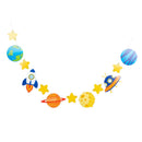 Paper Planet Banner Kid Birthday Party Baby Shower Summer Party Decoration