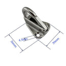 2 Pack Boat Tug Hardware Safety Catch Spring Snap Fending Hook Attach Rope